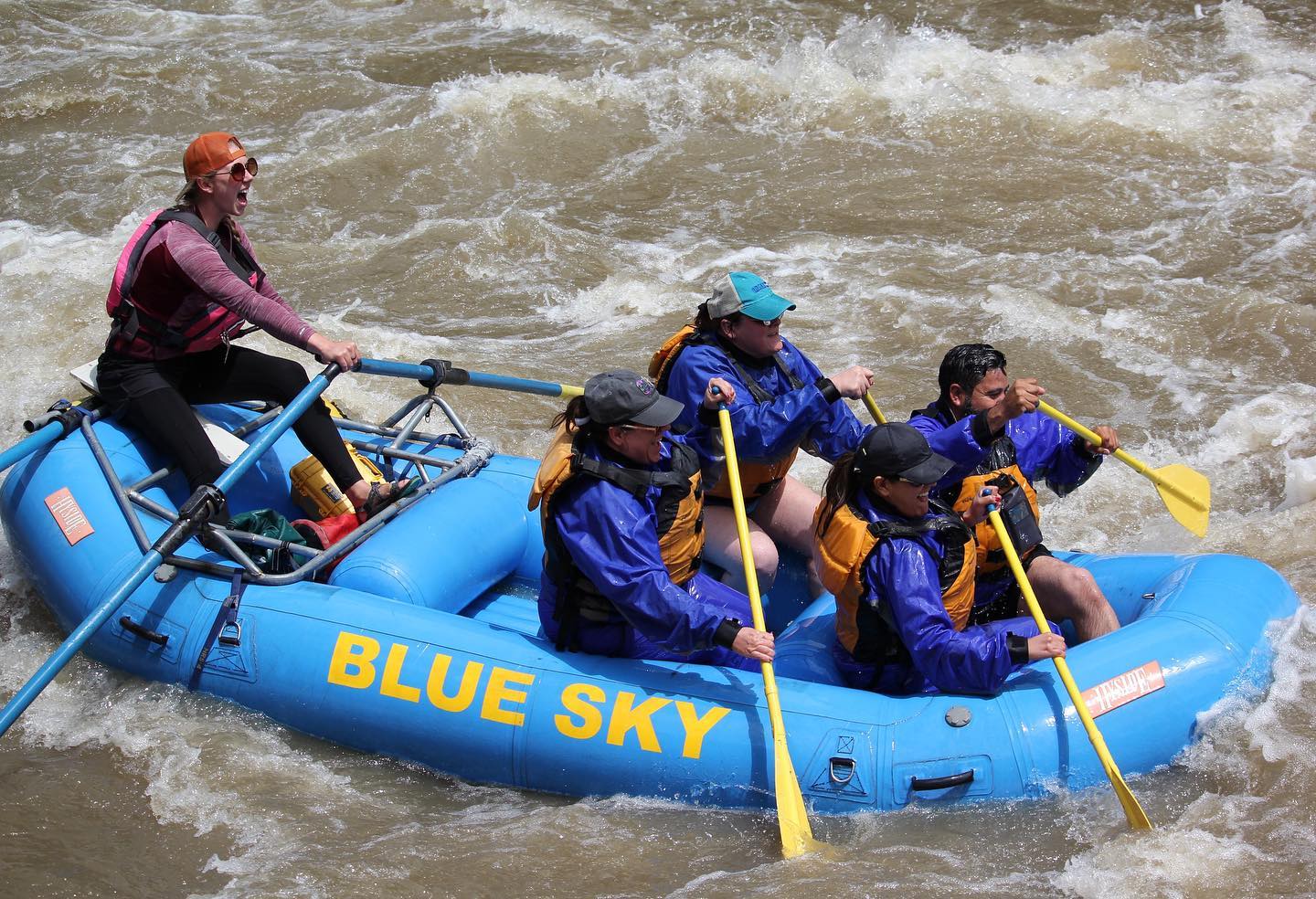 Blue Sky rafting group